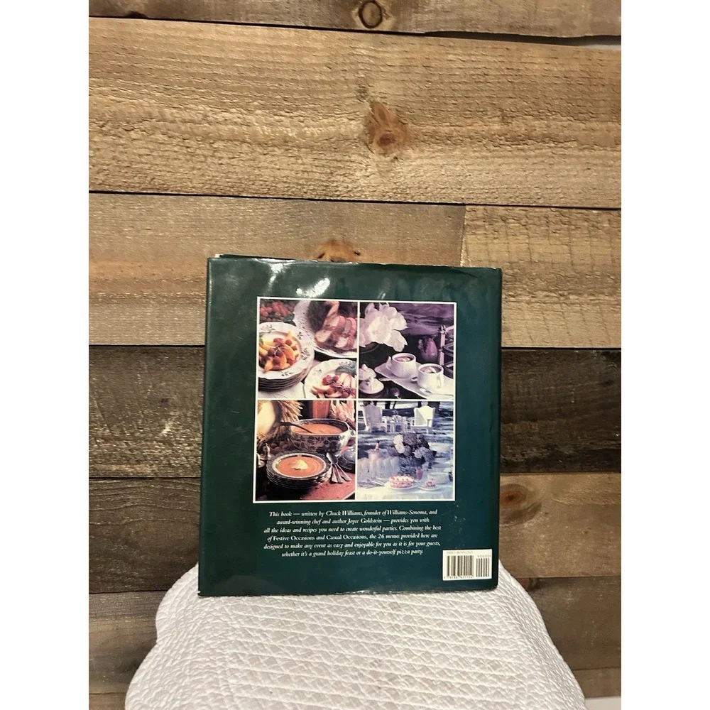 Vintage 1998 Williams-Sonoma Complete Entertaining Cookbook Recipes‎ Cooking